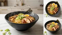 Σπιτικό ράμεν με κοτόπουλο: πλούσιος ζωμός, νουντλς και αυγό σε 40’