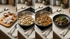 Μανιτάρια στο τηγάνι με σκόρδο σε 10′: ροδισμένα, ζουμερά και έτοιμα για κάθε πιάτο