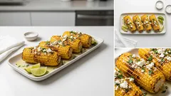 Ψητό καλαμπόκι στη σχάρα με μαγιονέζα, λάιμ και φέτα — έτοιμο σε 15′